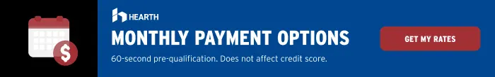 Hearth Monthly Payment Options