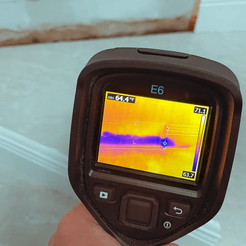 Thermal Imaging Water Detection